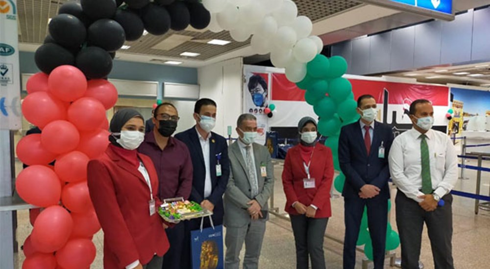 Reception of first tourist flights for Fly-Dubai Airlines